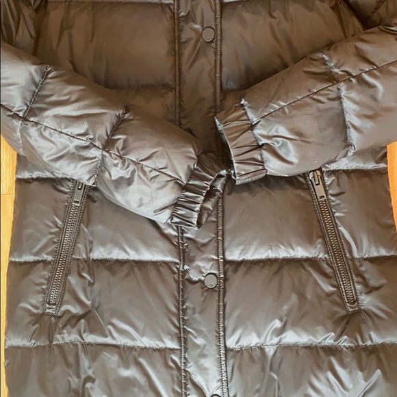 7 For All Mankind black down parka coat jacket - Picture 4 of 9